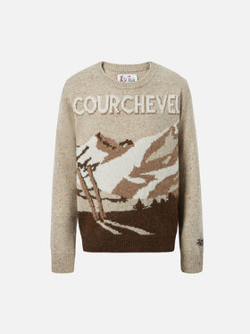 Maglione girocollo Douglas con jacquard cartolina Courchevel