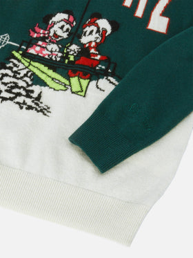 Crewneck Douglas with Mickey and Minnie jacquard | DISNEY SPECIAL EDITION