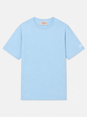 T-shirt Dover azzurra in cotone