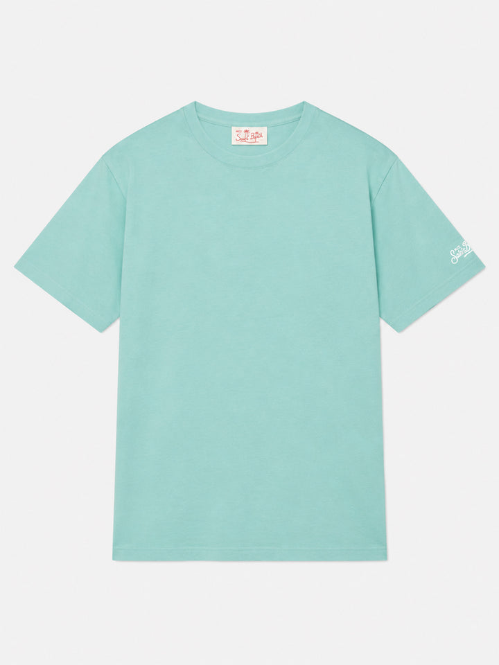T-shirt Dover verde salvia in cotone