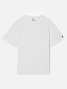 Camiseta Ecstasea de jersey de lino color blanco roto 