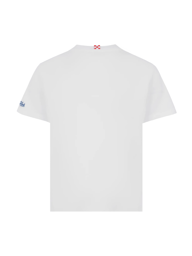 T-shirt Eddy in cotone con stampa polpo e ricamo St. Barth Sailor