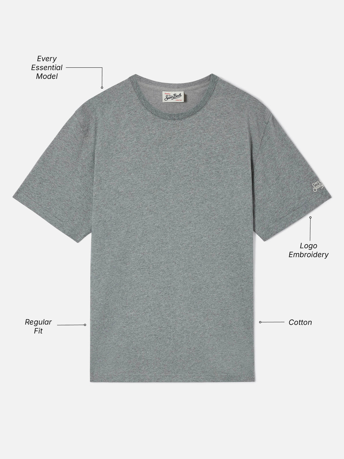 Grey Every cotton t-shirt