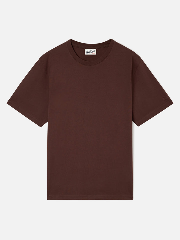 Braunes Every Baumwoll-T-Shirt 