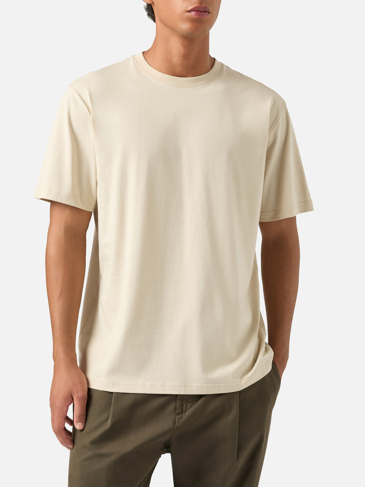 T-shirt Every en coton beige 