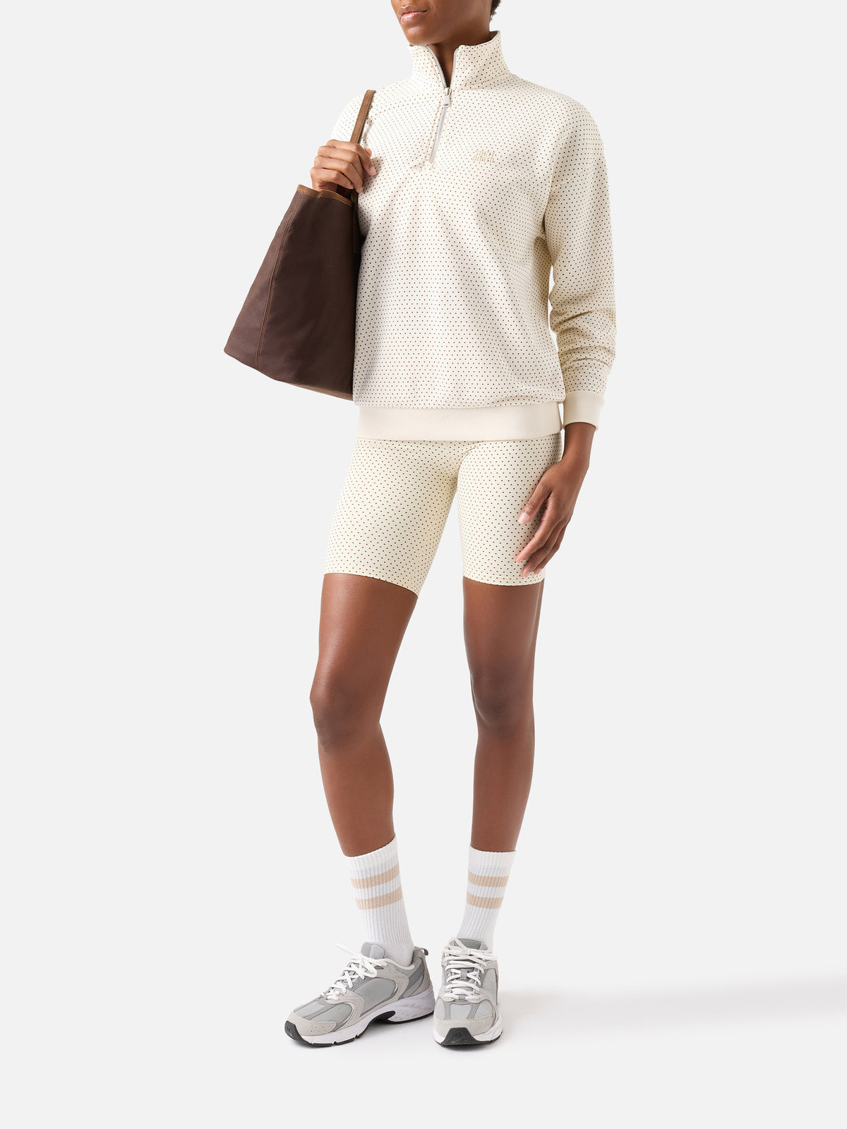 Eliade-Sweatshirt mit Mikro-Polka-Dot-Print 