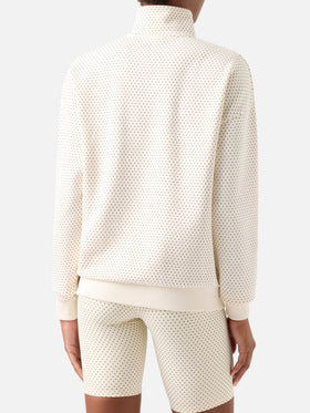 Eliade-Sweatshirt mit Mikro-Polka-Dot-Print 