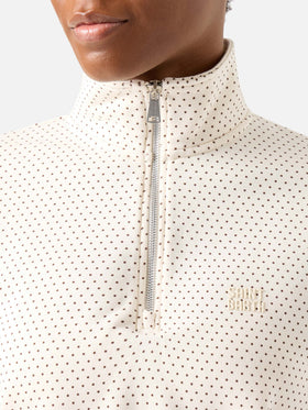 Eliade-Sweatshirt mit Mikro-Polka-Dot-Print 