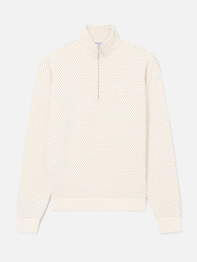 Eliade-Sweatshirt mit Mikro-Polka-Dot-Print 