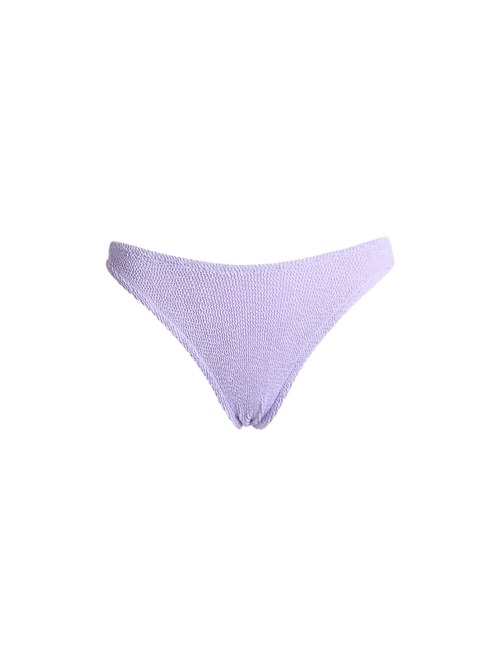 Woman lilac classic crinkle swim briefs Elise - MC2 Saint Barth