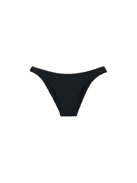 Woman black classic crinkle swim briefs Elise - MC2 Saint Barth