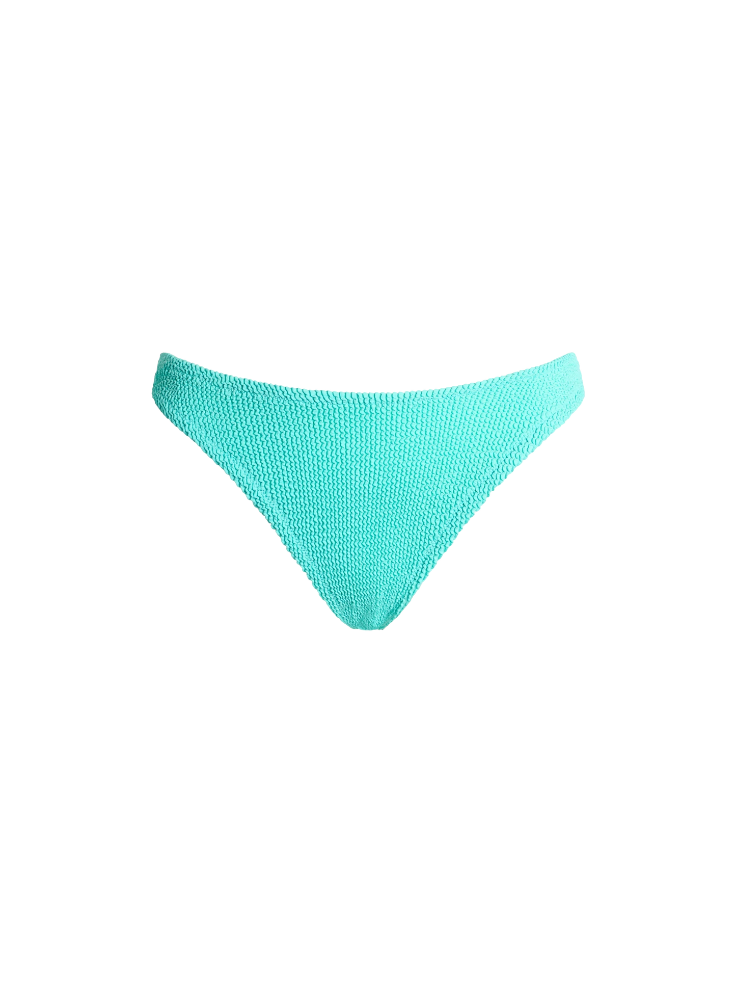 Woman water green classic crinkle swim briefs Elise