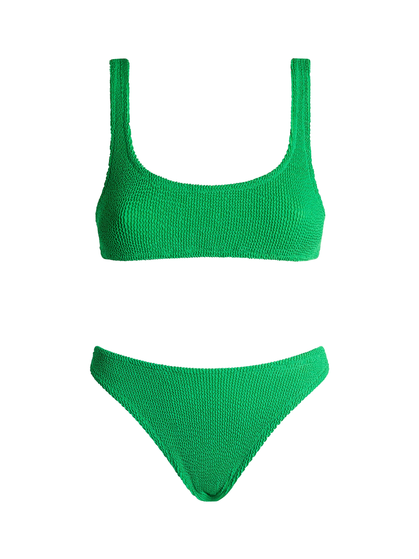 Bikini da donna classico verde crinkle Naima Elise