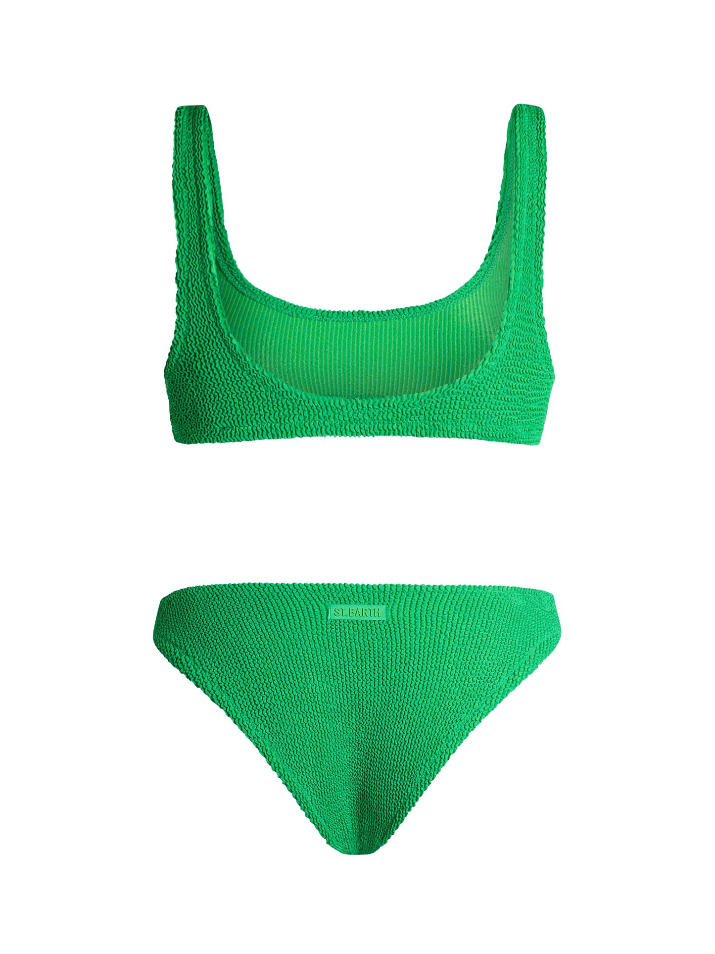 Bikini da donna classico verde crinkle Naima Elise