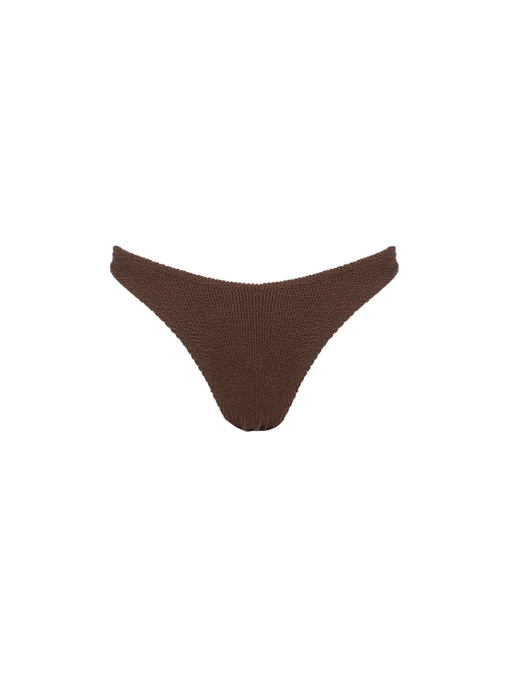 Bikini de bralette arrugado marrón de mujer Naima Elise 