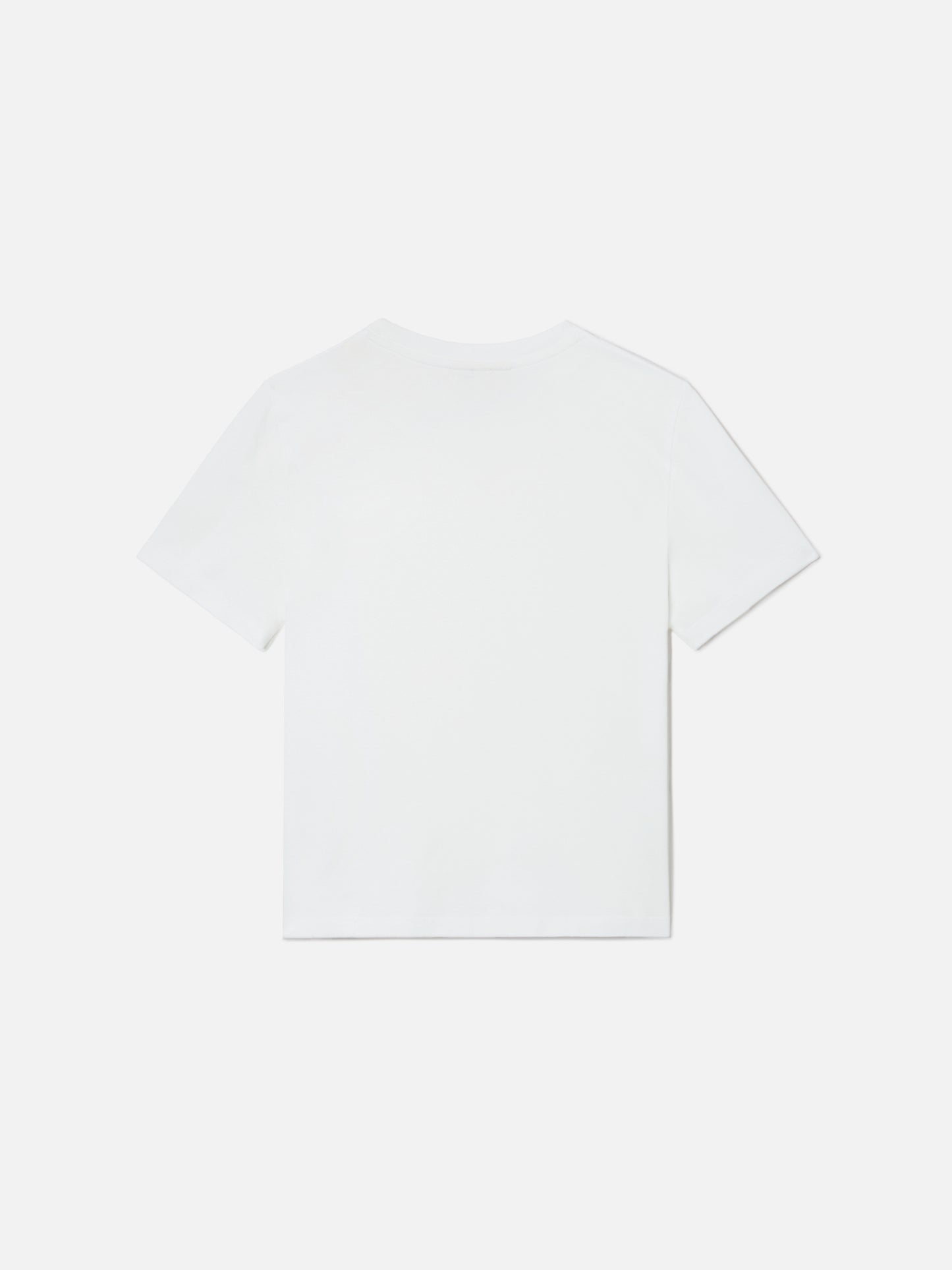 Elly T-shirt in white cotton with Selfie Queen embroidery