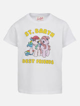 T-shirt da bambina girocollo in jersey di cotone Elly con stampa Barbie | EDIZIONE SPECIALE IL MIO LITTLE PONY