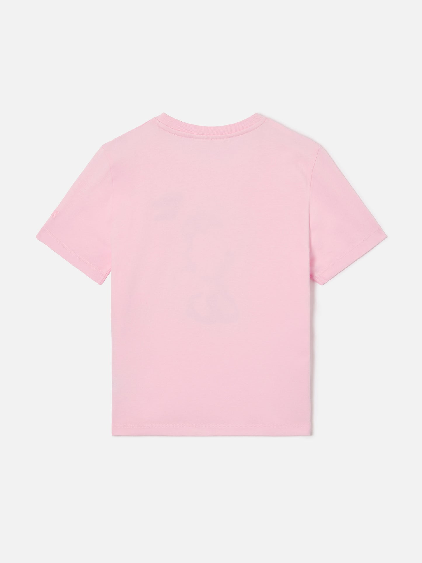 Elly T-shirt in pink cotton with Saint Barth logo rhinestones embellishment
