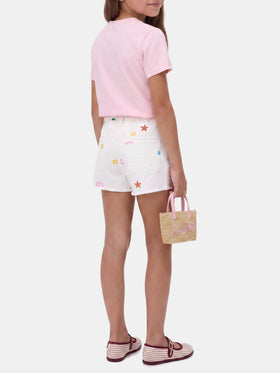 Elly T-Shirt mit Hello Kitty-Print und Stickerei | Special Edition 