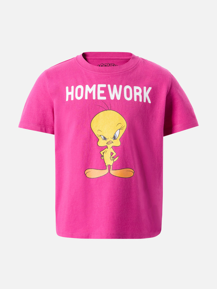 T-shirt Elly in cotone Elly con stampa Titti | WARNER BROS SPECIAL EDITION