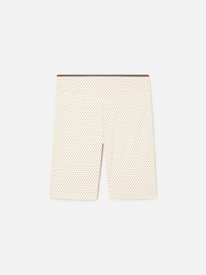 Eloira Leggings mit Micro-Polka-Dot-Print 
