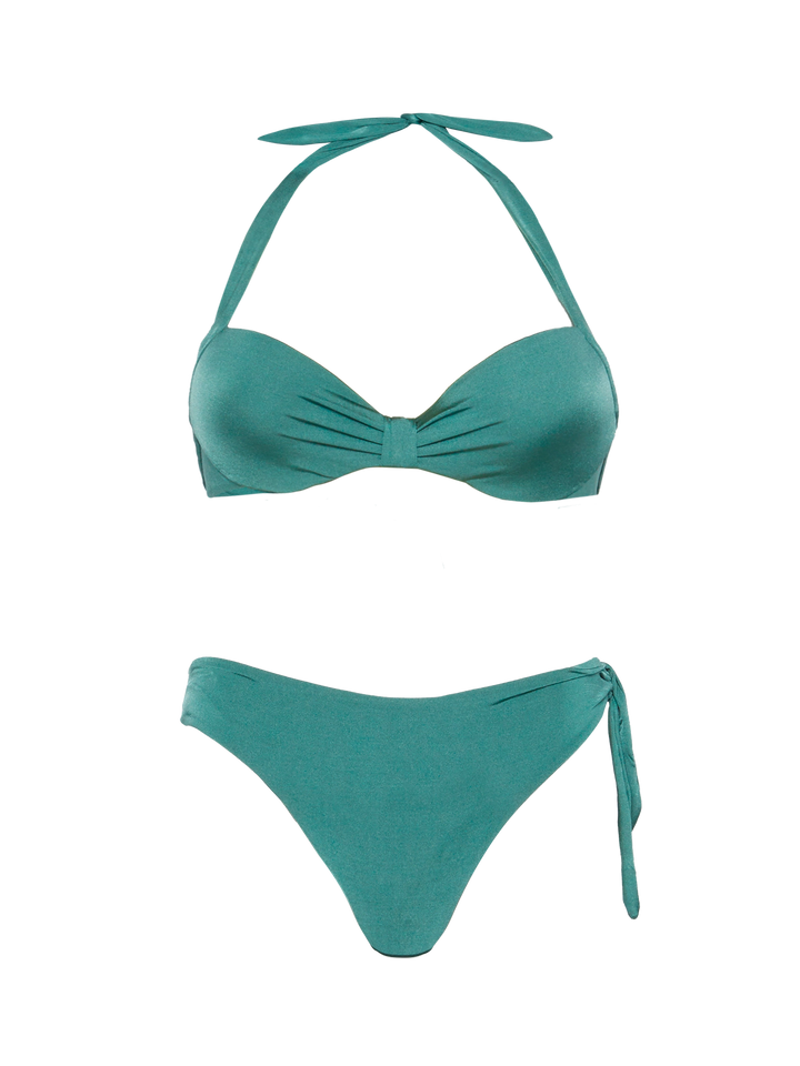Sage green bralette bikini Emanuelle Loren