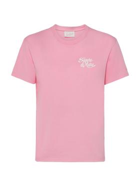 Emilie cotton t-shirt with Sapore di Mare print | SAPORE DI MARE SPECIAL EDITION