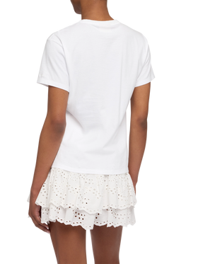 T-shirt Emilie in cotone con ricamo 50 nervosa 50 deliziosa