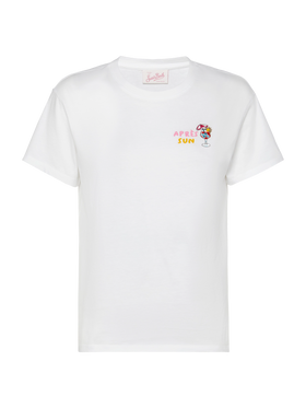 T-shirt Emilie in cotone con ricamo 50 nervosa 50 deliziosa