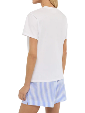 T-shirt Emilie in cotone con ricamo Sono molto tonica