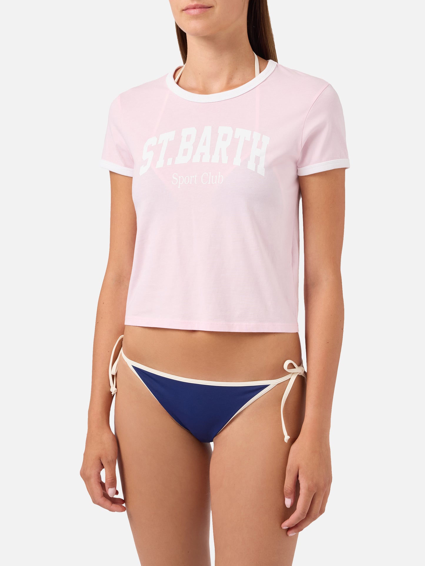 Camiseta Pink Emilie String con estampado Sport Club 