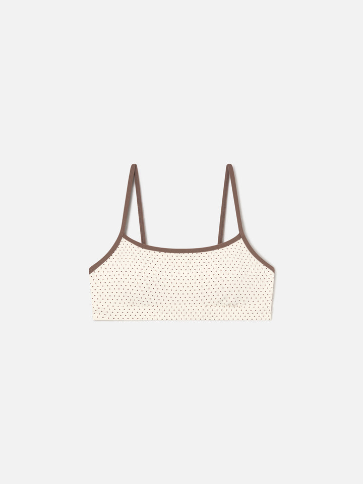 Eiris Fitness-Top mit Mikro-Polka-Dot-Print 