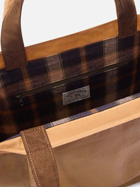 Gewachste Nut Essential tote-Tasche mit Logostickerei 
