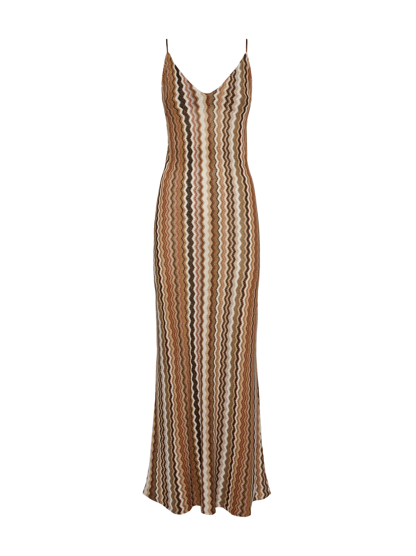 Eydis raschel knit chevron slip dress