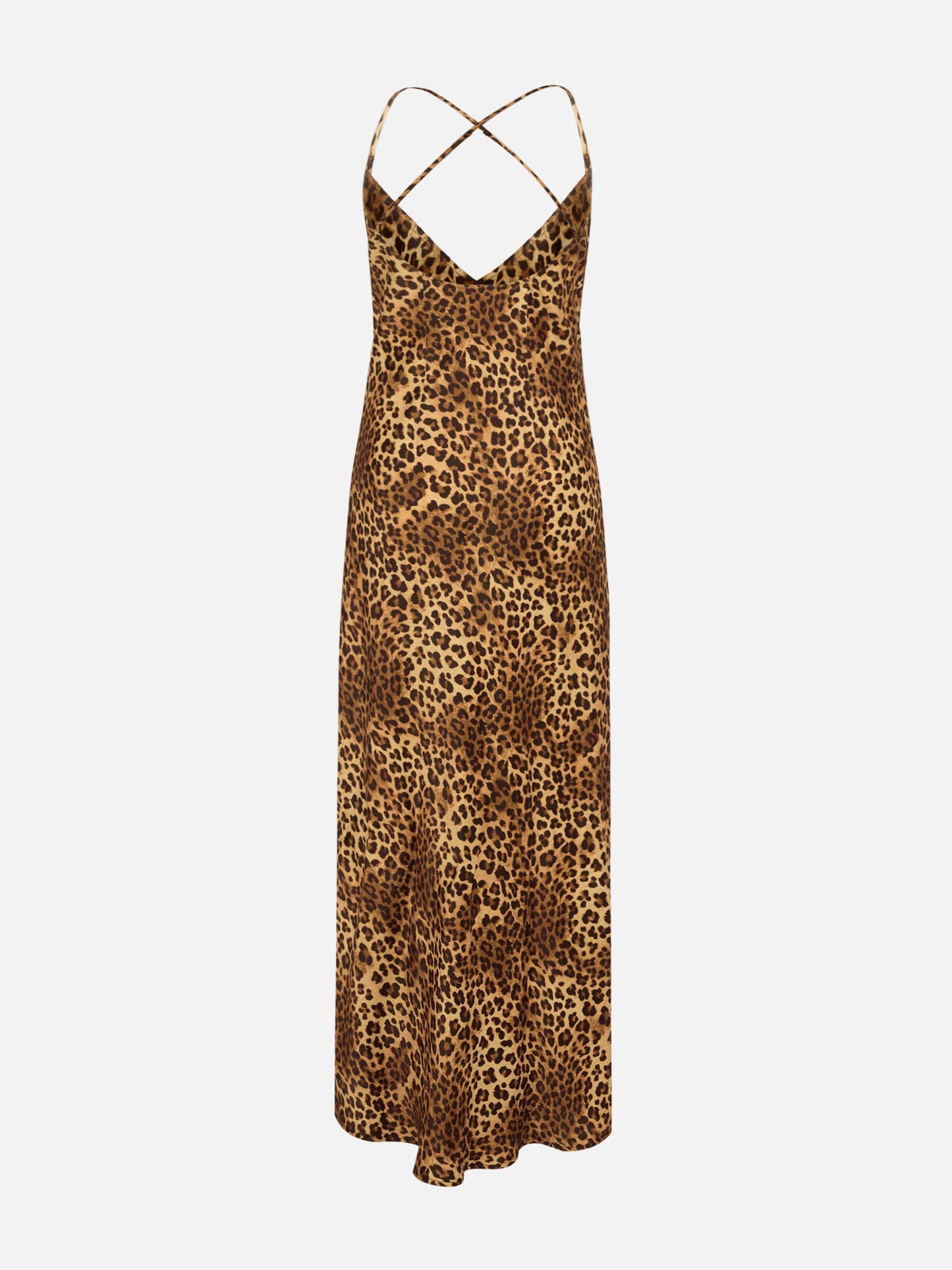 Abito sottoveste Eydis in raso con stampa animalier