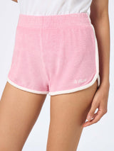 Woman terry cotton pull up shorts Francine