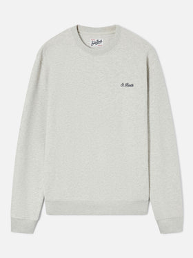 Crewneck-Sweatshirt Fourseason aus grauer Baumwolle 