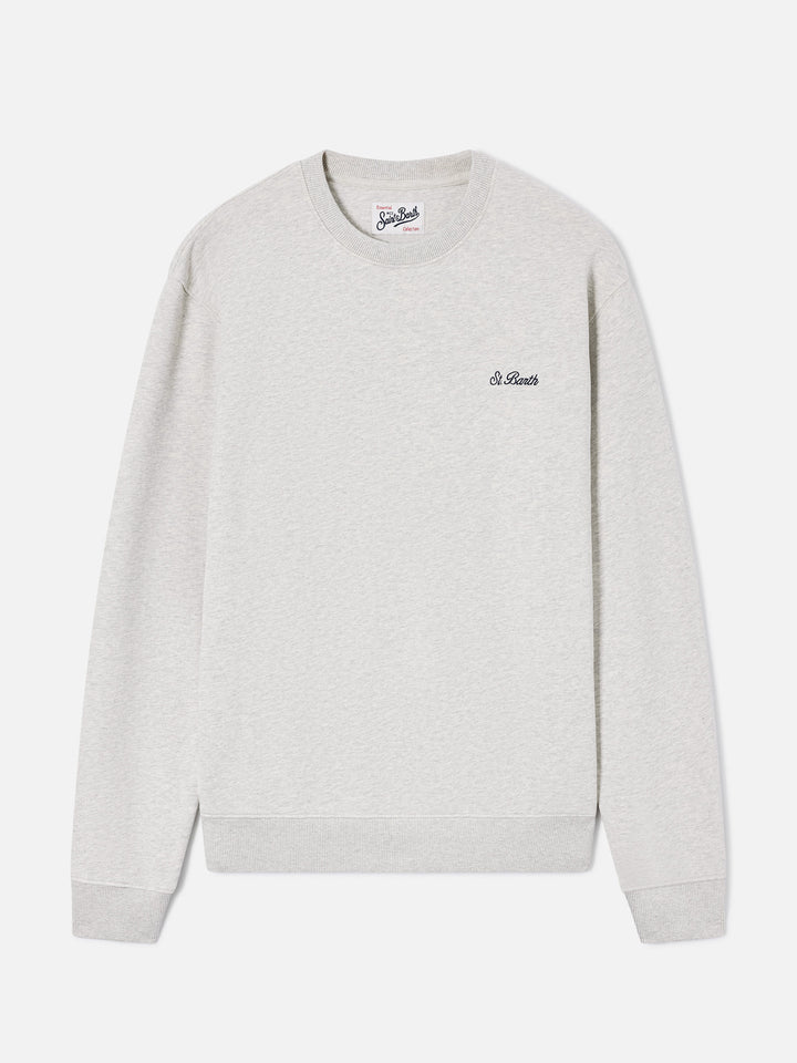 Crewneck-Sweatshirt Fourseason aus grauer Baumwolle 