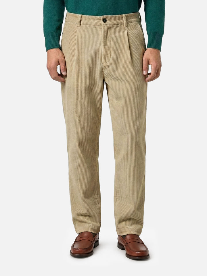 Fuji beigefarbene Cordhose 