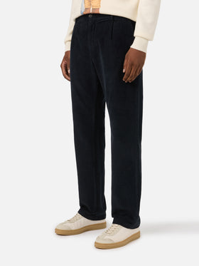 Pantalones de pana Navy blue Fuji 