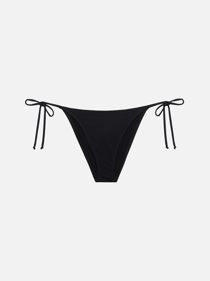Lido black classic swim briefs - Gaia black triangle bralette top