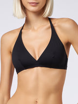 Triangel-Bralette-Top für Damen in Schwarz Gaia