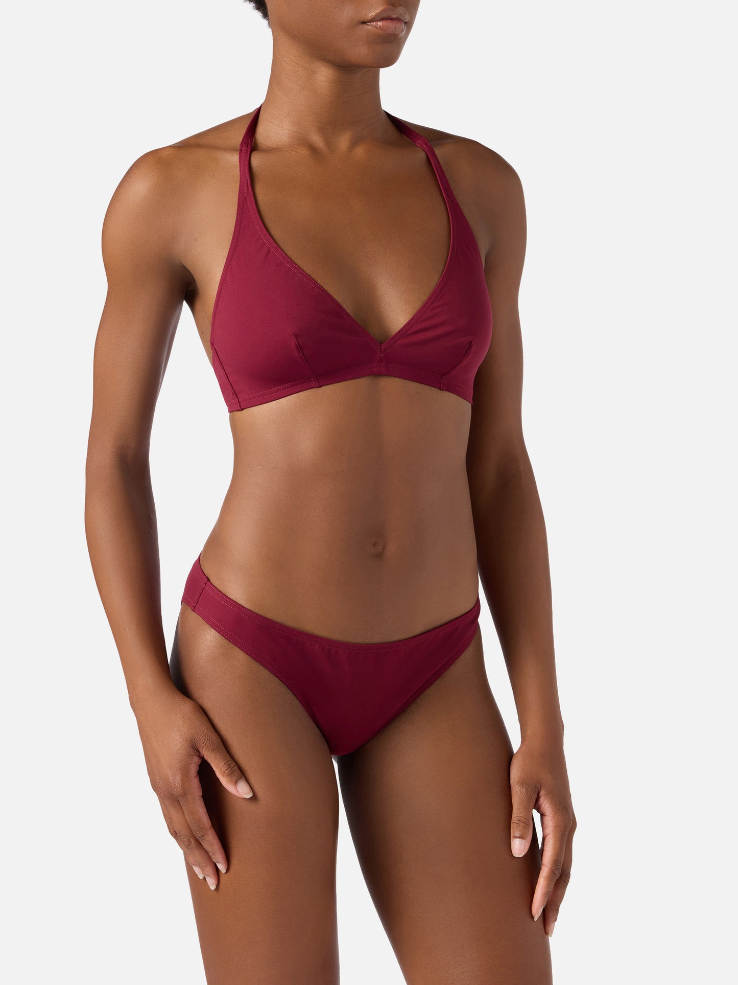 Bikini Gala en burdeos liso 