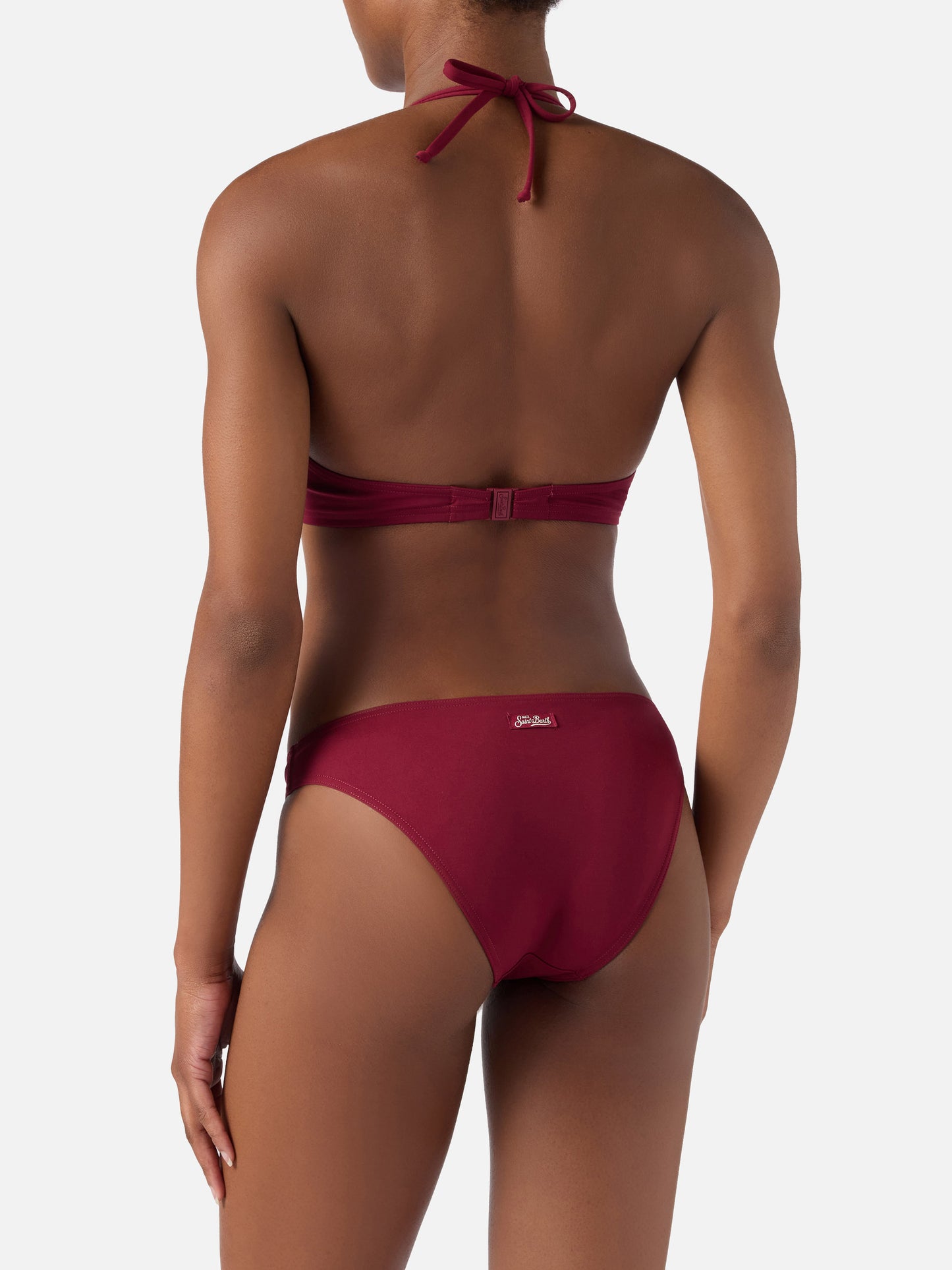 Bikini Gala en burdeos liso 