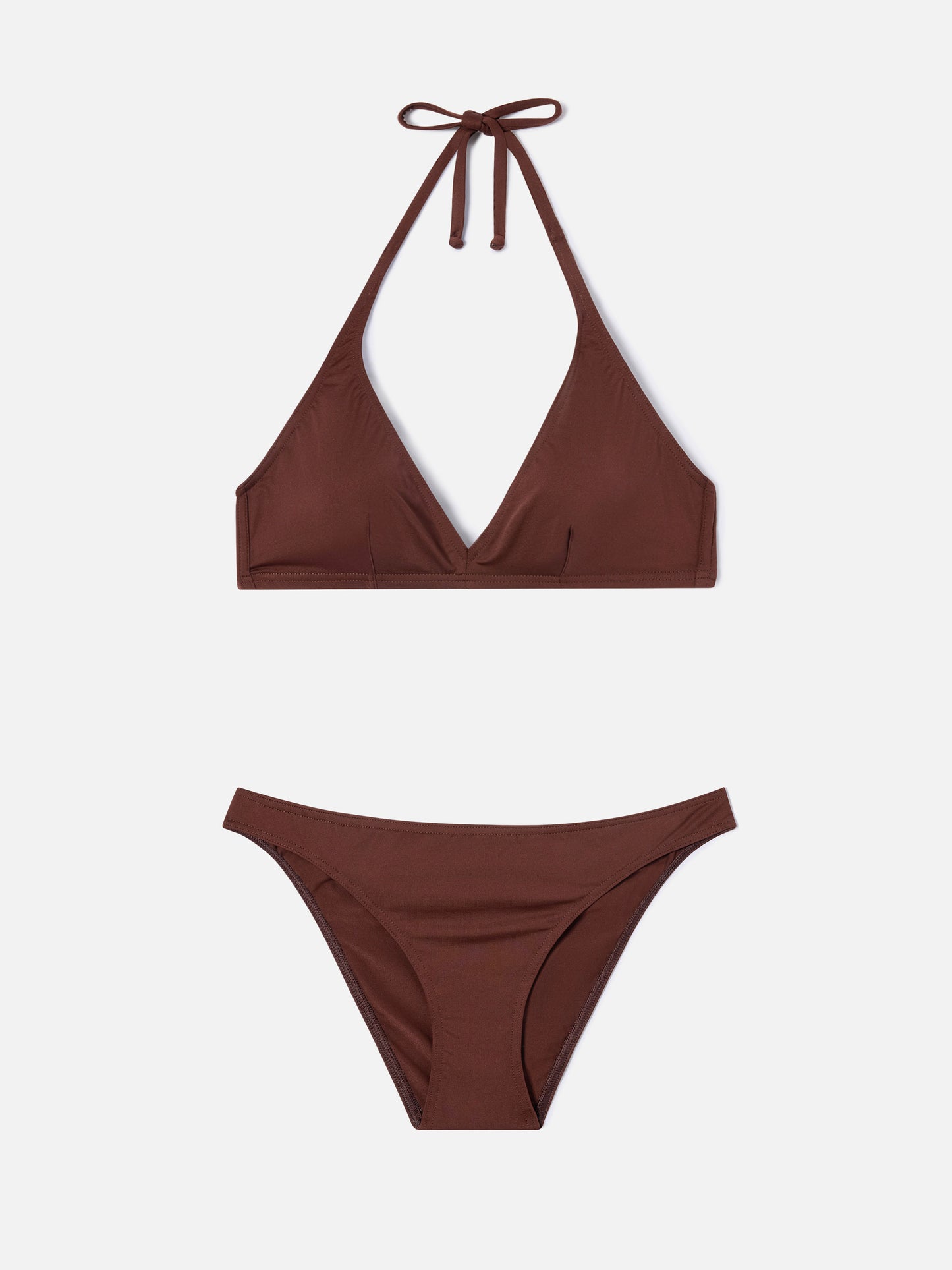 Bikini Gala en marron foncé uni 