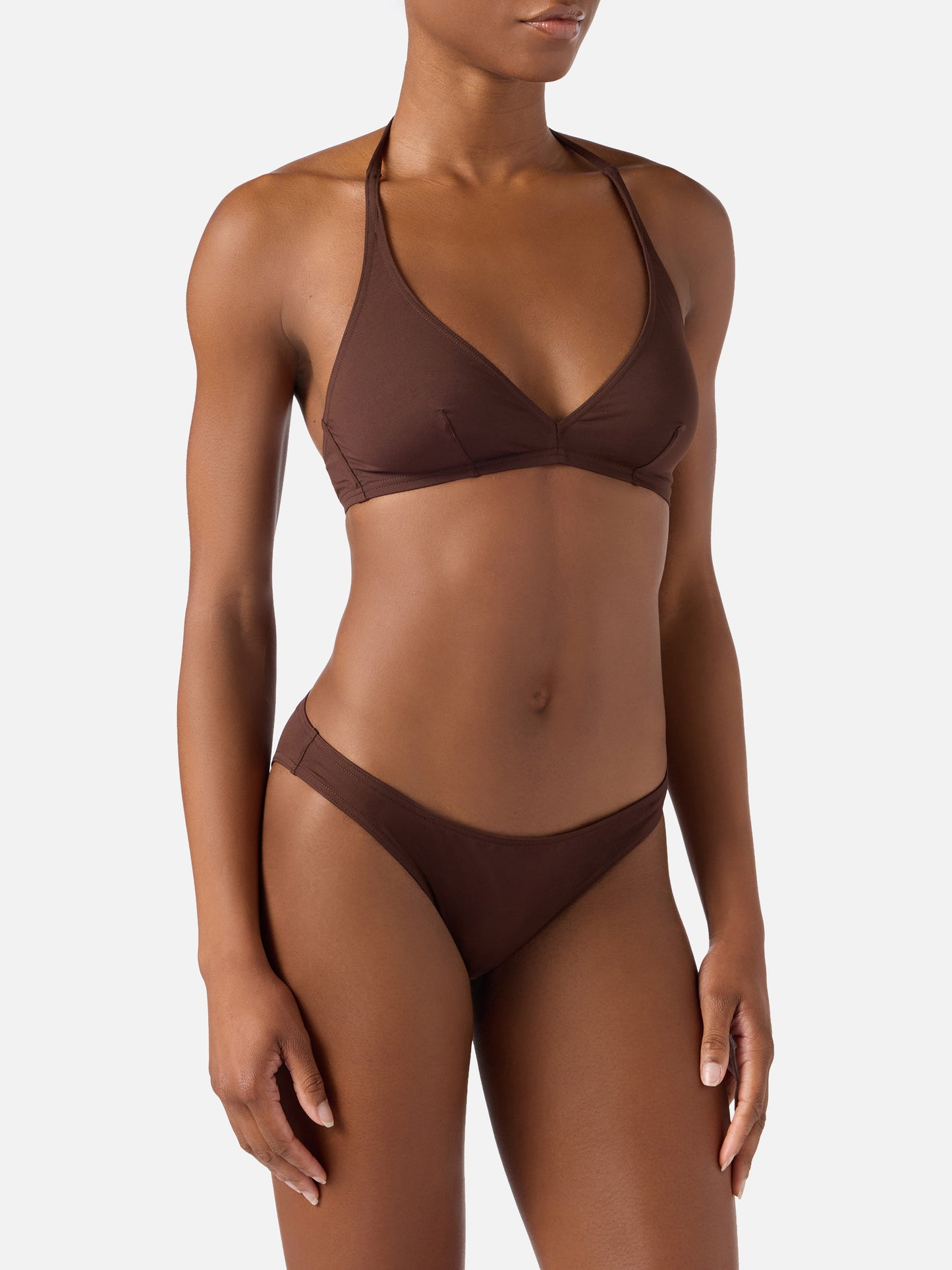Bikini Gala en marron foncé uni 