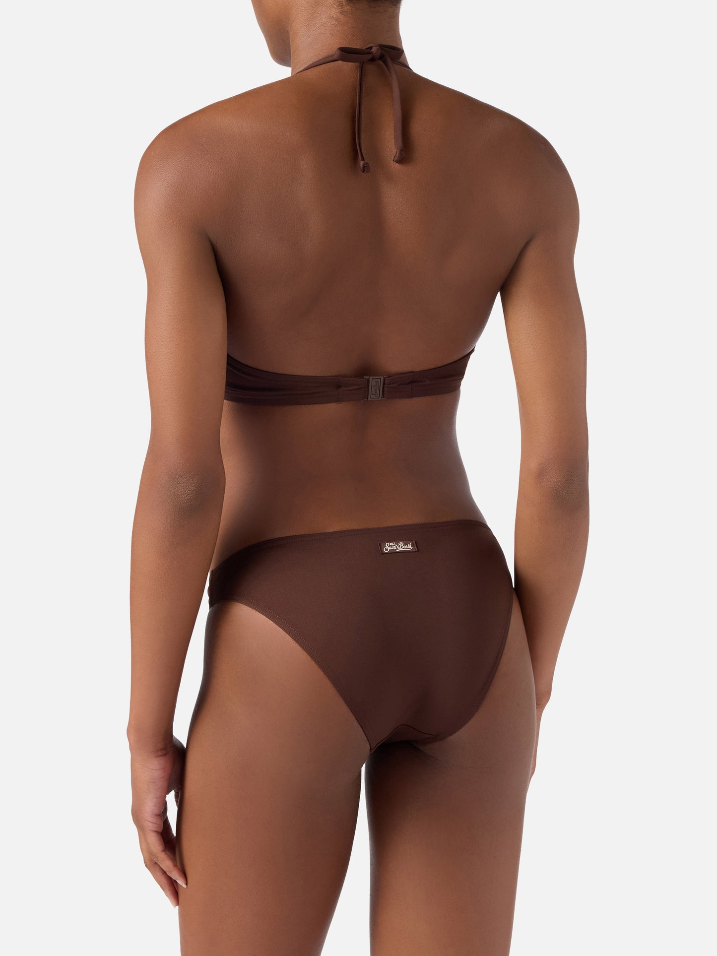 Bikini Gala en marron foncé uni 