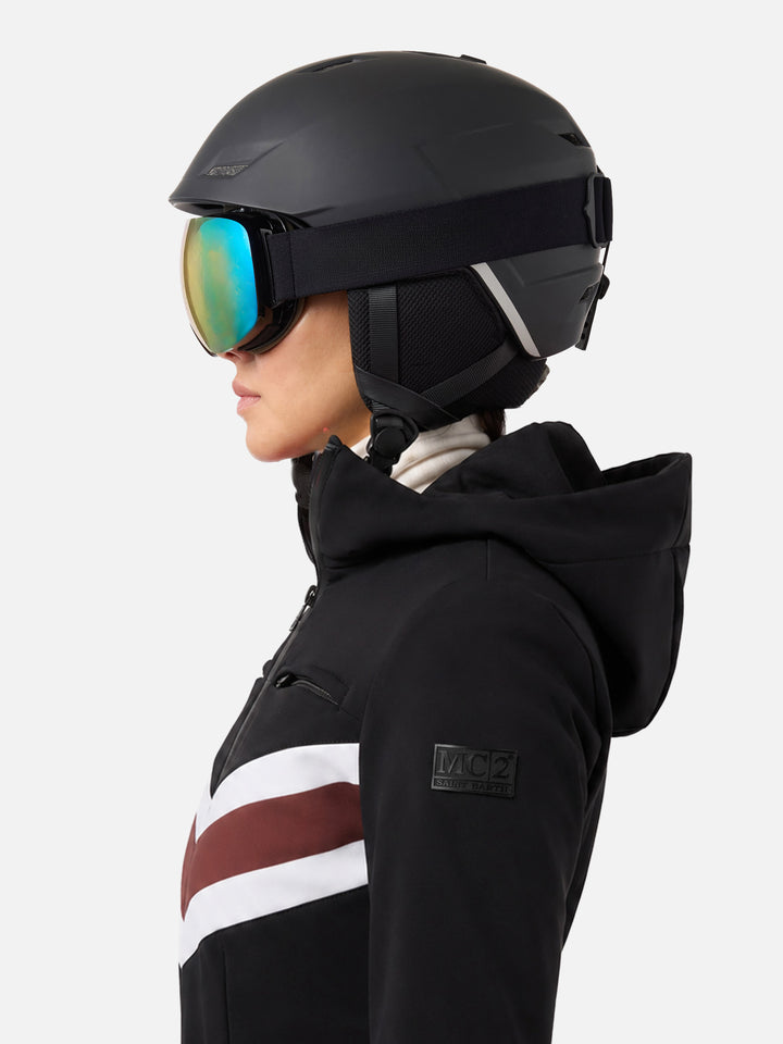 Mono de esquí negro Garmisch con tecnología RECCO® 