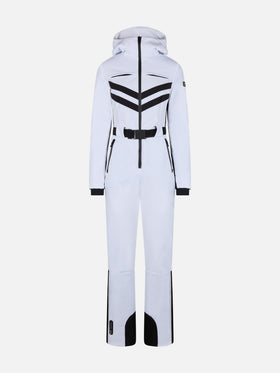 Woman white ski suit Garmisch with RECCO® technology - MC2 Saint Barth