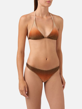 Guiana Naomi Overlock degradé Lurex-Bikini 
